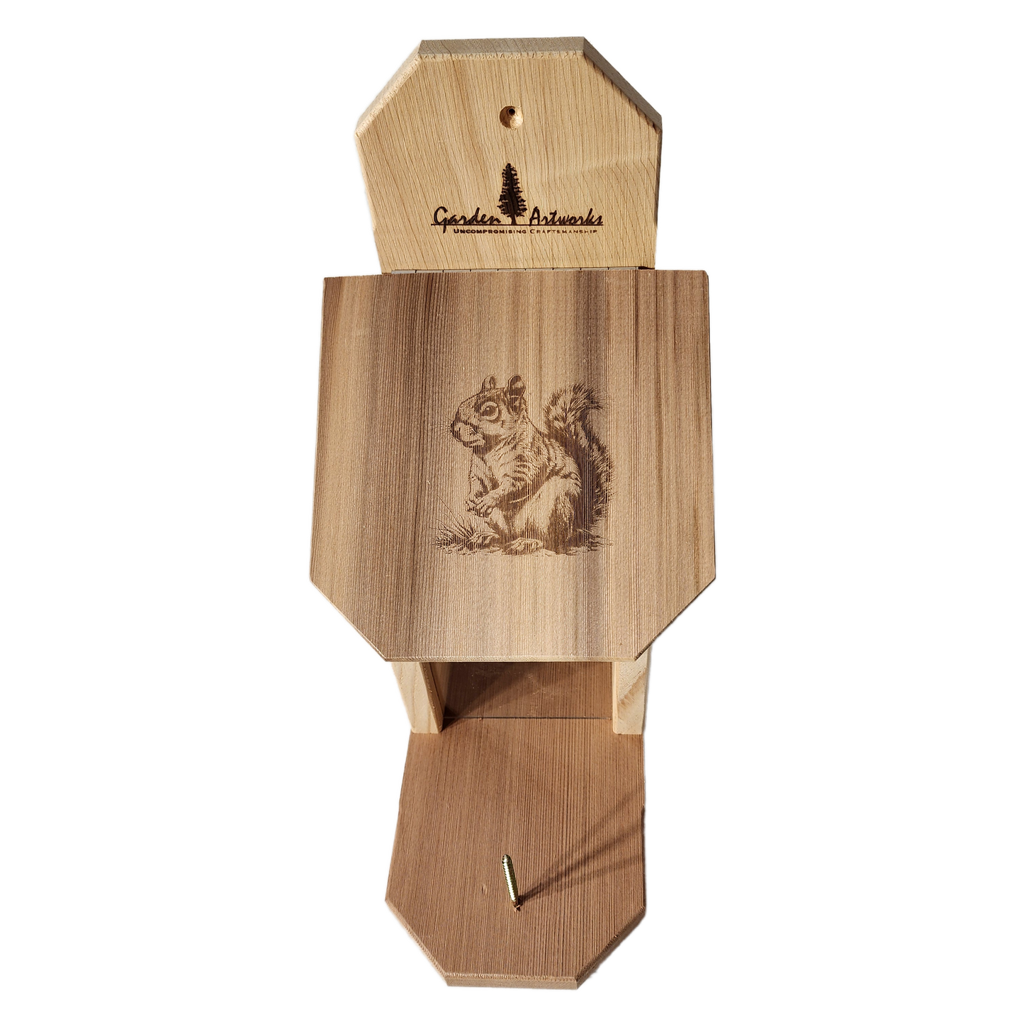 Squirrel Munch Box with Corn Cob Spike