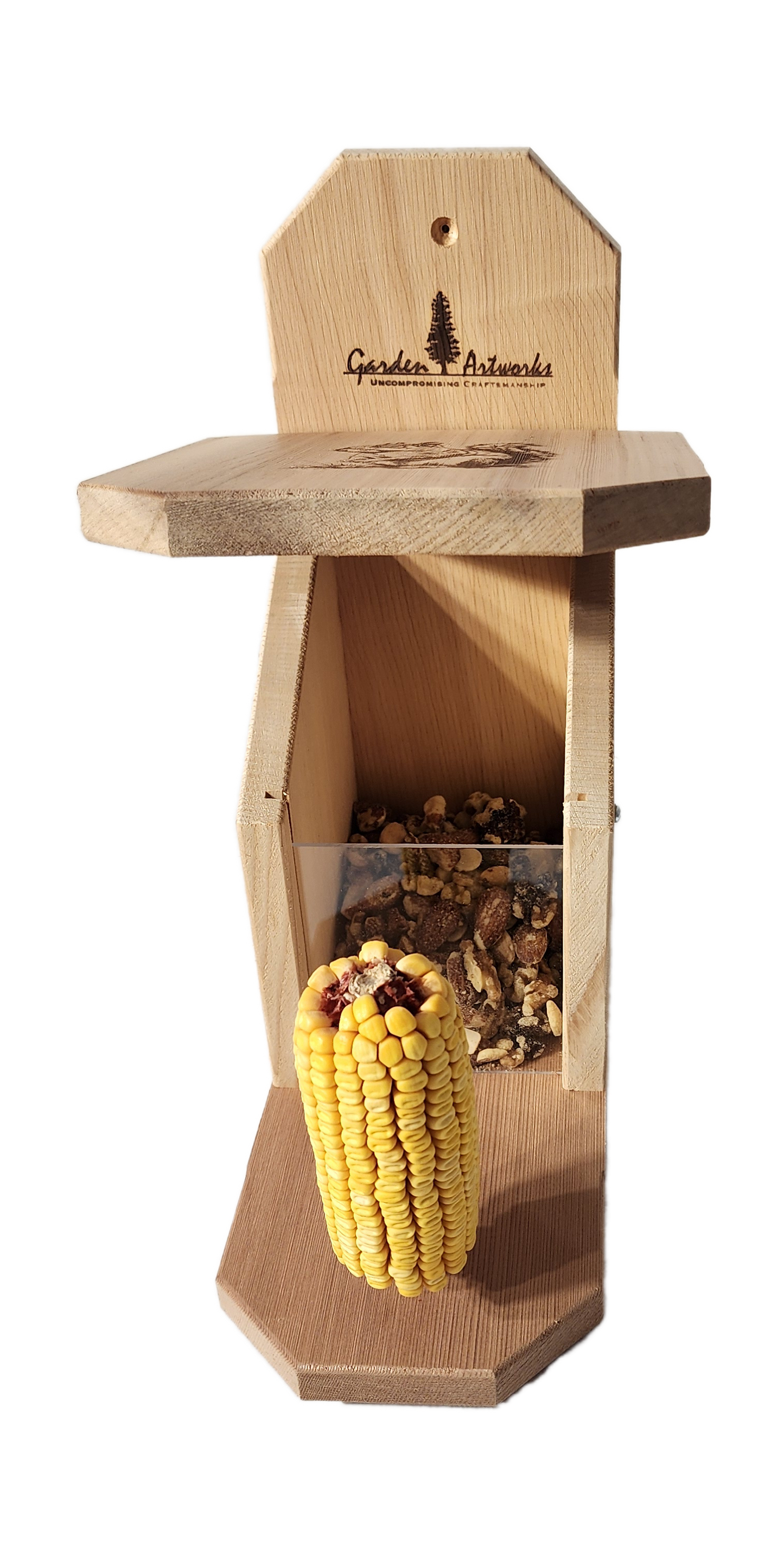 Squirrel Munch Box with Corn Cob Spike