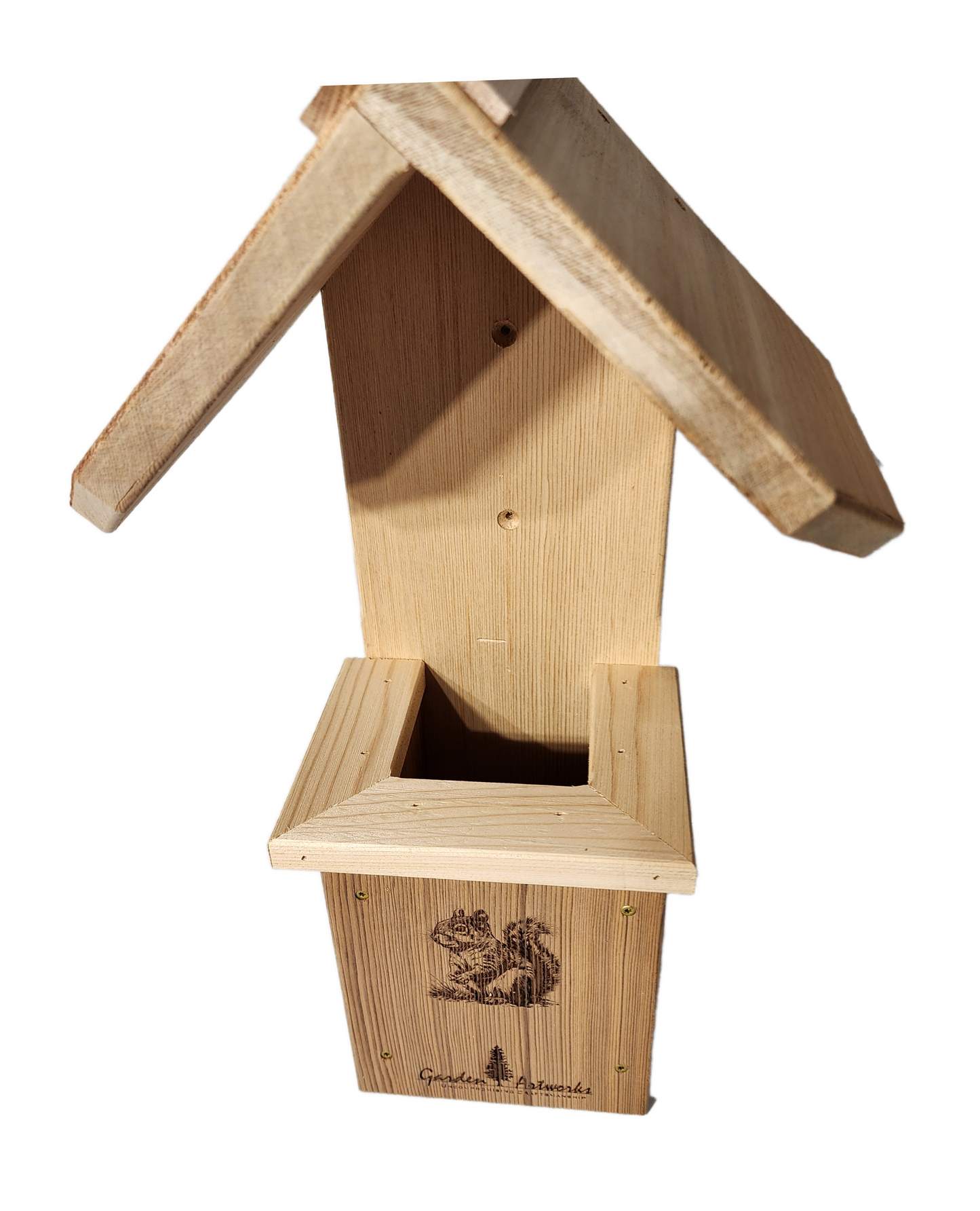Vertical Squirrel Jar Feeder