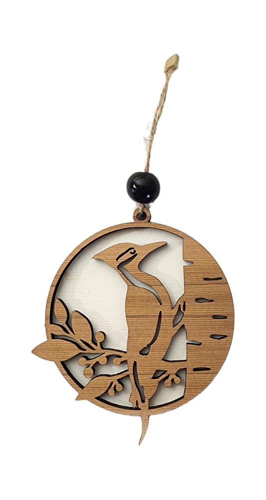 Woodpecker Christmas Ornament